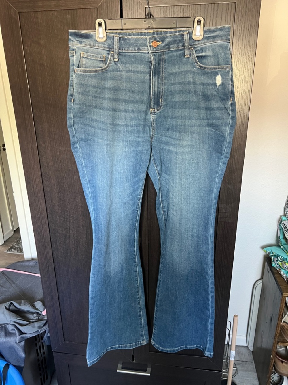 Sonoma Medium Blue Flare Jeans